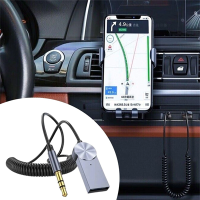 Araba İçin Bluetooth Aux Alıcısı Wireless Araç Kiti Bx40