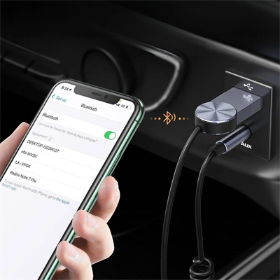 Araba İçin Bluetooth Aux Alıcısı Wireless Araç Kiti Bx40