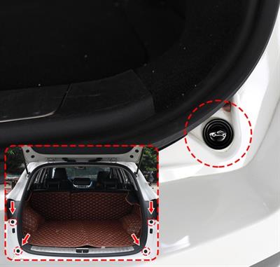 Araba Kapı Ses ve Darbe Emici Pad 10 Adet Siyah (3936)