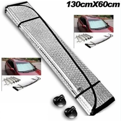 Araba Ön Cam Güneşliği 130*60 Cm Parlak Bx40