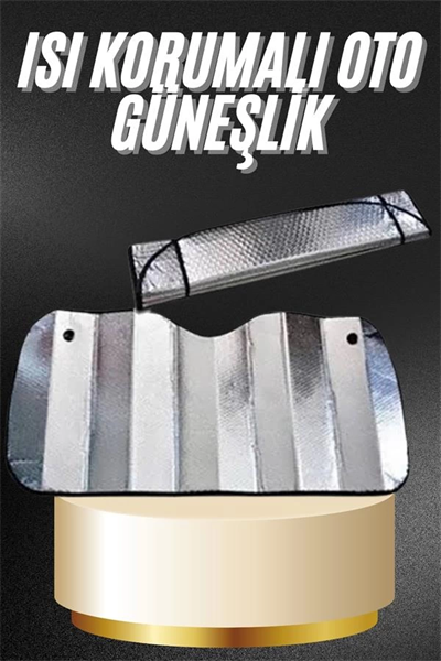 Araba Ön Cam Güneşliği Katlanabilir Oto Güneşlik Tüm Araç Modellerine Uygun
