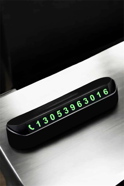 Araba Park Numaratörü Araç İçi Numaralık Değiştirilebilir Çevirmeli Mini