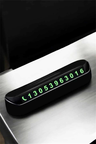 Araba Park Numaratörü Araç İçi Numaralık Değiştirilebilir Çevirmeli Mini