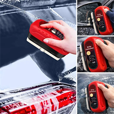 Araç Cam Buğu Önleyici Sünger – Ergonomik Tutacaklı Yan Ayna & İç Cam Yağ Filmi Temizleyici Bx40
