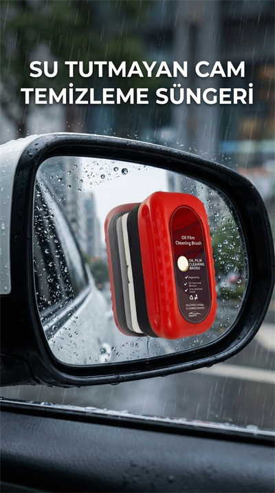Araç Camı İçin Su Geçirmez Temizleme Süngeri - Pratik Kullanım