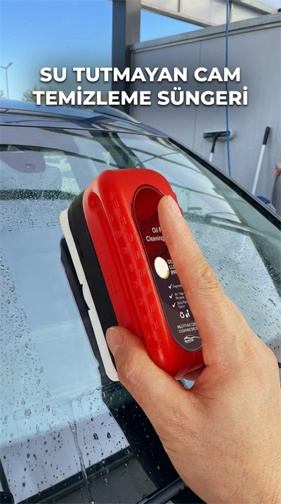 Araç Camı İçin Su Tutmayan Temizleme Süngeri 2li Set