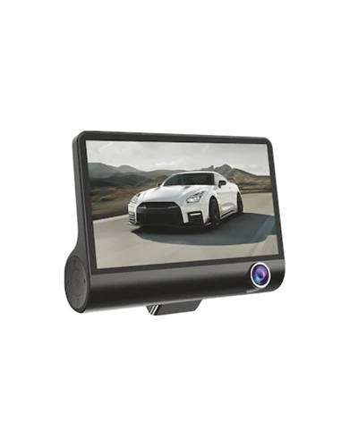 Araç DVR Kamera Çift Lensli 4 İnç Ekranlı G Sensörlü