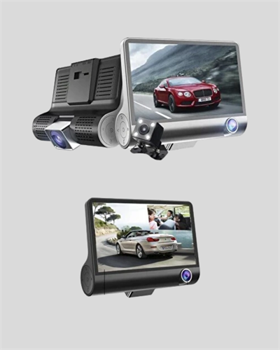 Araç DVR Kamerası 3’lü 170° Geniş Açılı Full HD ve Park Destekli