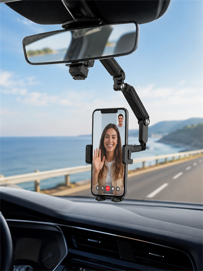 Araç Dikiz Aynası Telefon Tutucu Navigasyon Kullanımına Uygun Telefon Standı