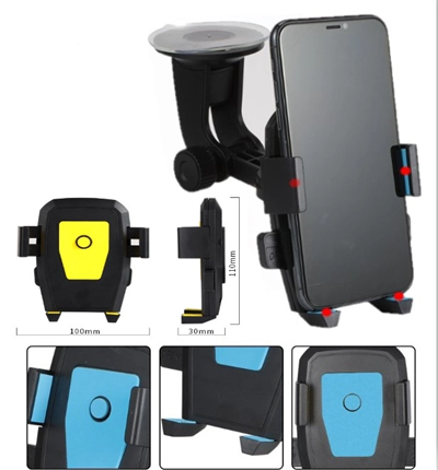 Araç İçi Cam Ve Torpido Vantuzlu Telefon Tutucu Bx40