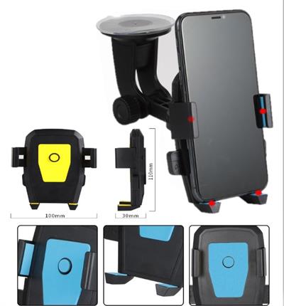 Araç İçi Cam ve Torpido Vantuzlu Telefon Tutucu (3936)