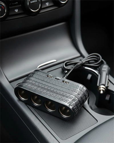 Araç İçi Güç Dağıtıcı 4 Çakmaklık 2 USB 1 Type C Şarj Ünitesi