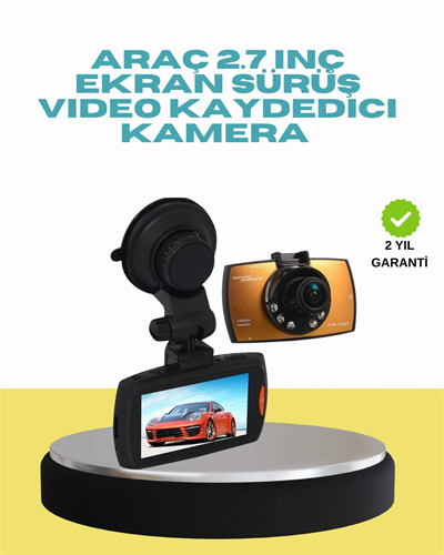 Araç İçi Güvenlik Kamerası Hareket Algılamalı HD DVR
