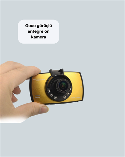 Araç İçi HD DVR Kamera G Sensor ve Hareket Algılama Özellikli