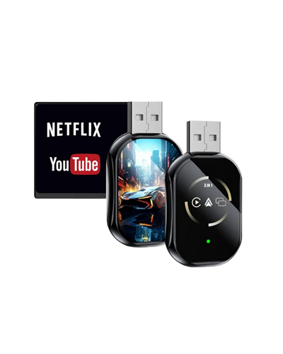 Araç İçi Kablosuz CarPlay Android Auto AirPlay Adaptörü