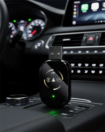 Araç İçi Kablosuz CarPlay Android Auto AirPlay Adaptörü