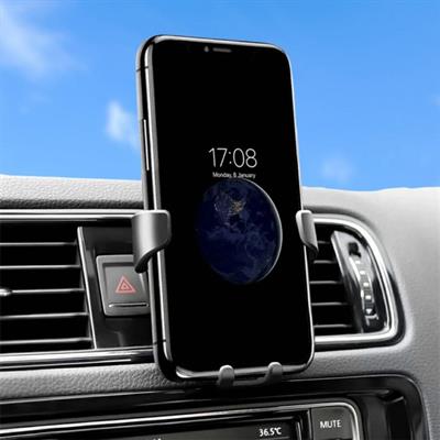 Araç İçi Klima Izgarasına Takılabilen Plastik Oto Telefon Tutucu Gravity (3936)