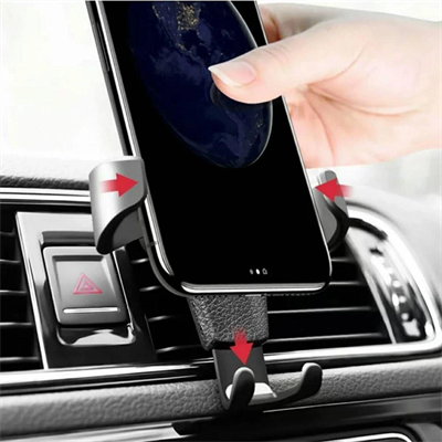 Araç İçi Klima Izgarasına Takılabilen Plastik Oto Telefon Tutucu Gravity Bx40