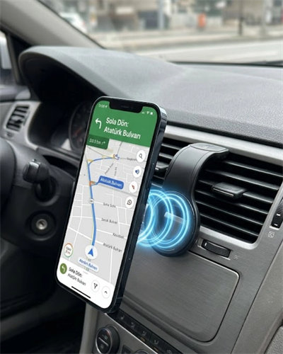 Araç İçi Manyetik Telefon Tutucu Alüminyum Gövdeli Navigasyon Standı