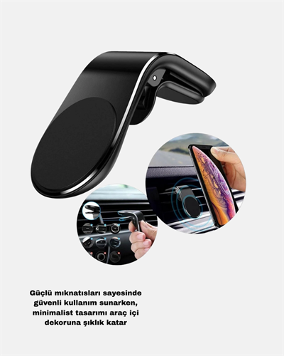 Araç İçi Telefon Tutucu + Quick Charge 3.0 Araç Şarj Cihazı Seti