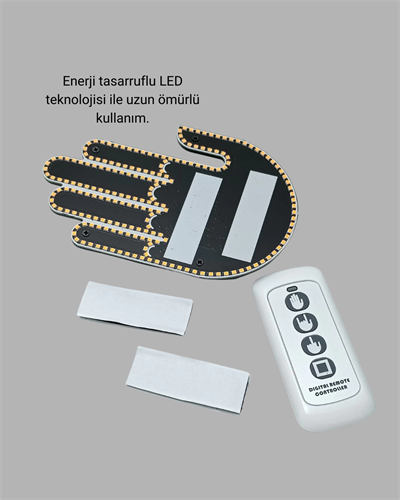 Araç İçin Eğlenceli LED El İşareti Işığı