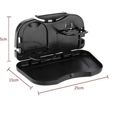 Araç Katlanır Tepsi Koltuk Arkası Katlanır Seyahat İçin Siyah Renk