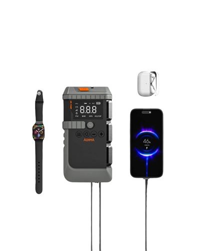 Araç Lastik Basınç Pompası Akü Takviye Powerbank ve SOS Işıklı Çok Fonksiyonlu Cihaz