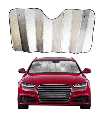 Araç Ön Cam Katlanabilir Güneşlik UV ve Isı Koruma Renault Megane Fiat Egea Hyundai i20 Opel Astra