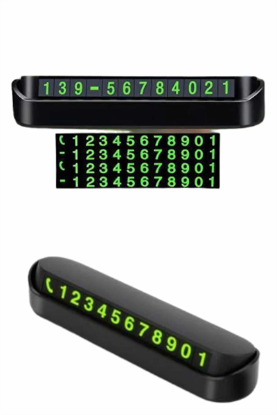 Araç Park Numaratörü Tüm Araçlara Uyumlu Araba Numaralık