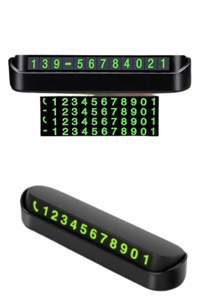 Araç Park Numaratörü Tüm Araçlara Uyumlu Araba Numaralık