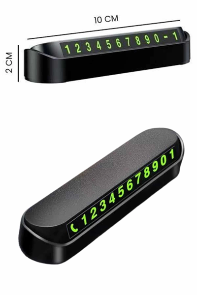 Araç Park Numaratörü Tüm Araçlara Uyumlu Araba Numaralık