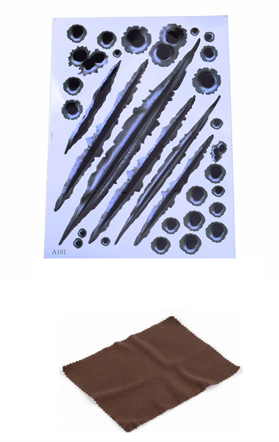 Araç Sticker Seti Yara Bere Oto Sticker Yara Şeklinde 3d