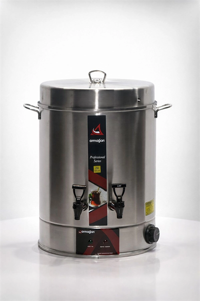 Armağan 250 Bardak Çay Otomatı Elektrikli Semaver Çay Makinesi Çift Musluk 2500w Bx40