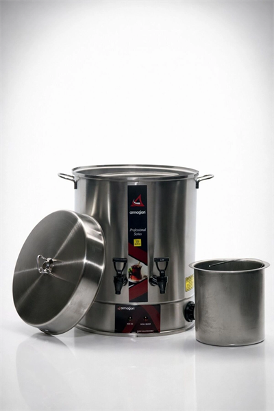 Armağan 250 Bardak Çay Otomatı Elektrikli Semaver Çay Makinesi Çift Musluk 2500w Bx40