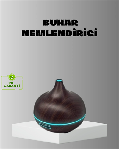 Aromaterapi Difüzörü 550 ml Ultrasonik Nemlendirici Otomatik Kapanma Özellikli