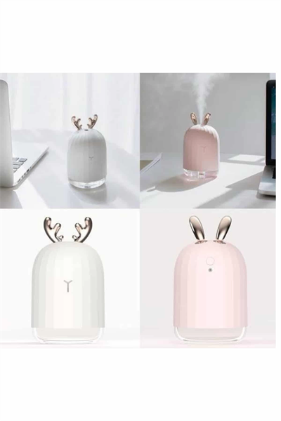 Aromaterapi Hava Nemlendirici Dekoratif USB Şarjlı Tavşan Nemlendirici