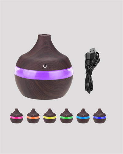 Aromaterapi Uyumlu 300 ml LED Işıklı Oda Kokusu Difüzörü