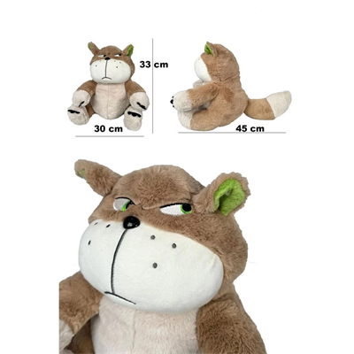 Asabi Sabri Kedi Orijinal Model Tombik Kızgın Kedi 33 cm