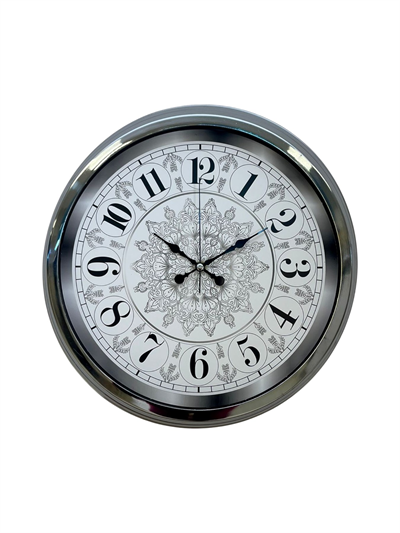 Asil Motif Krom 40 Cm Metal Duvar Saati