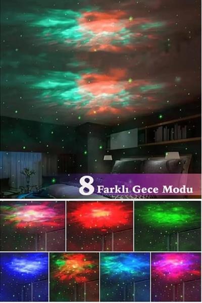 Astronot, Galaksi, Projektör, Uzaktan Kumandalı, Gece Lambası BWR-47 (3936)