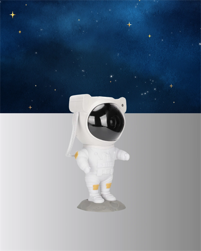Astronot Şekilli Galaxy Projeksiyon Lambası Nebula Efektli Dekoratif Lamba
