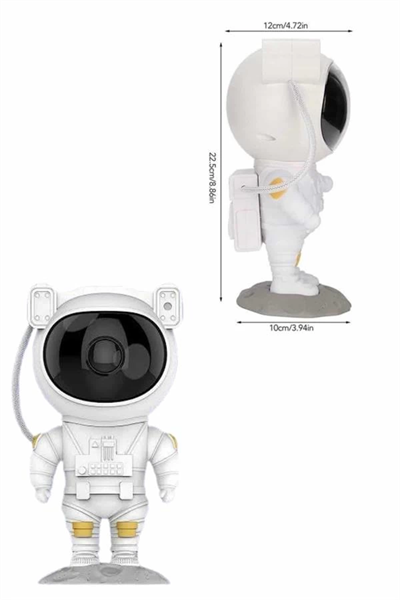 Astronot Şeklinde Bluetooth Hoparlör Gökyüzü Kumandalı Aydınlatma Lamba