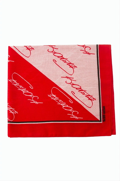 Atatürk İmzalı Desenli Bandana 50*50