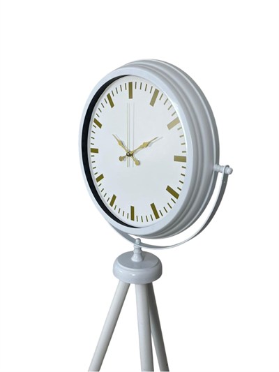 Aura Beyaz Tripod Ayaklı Saat