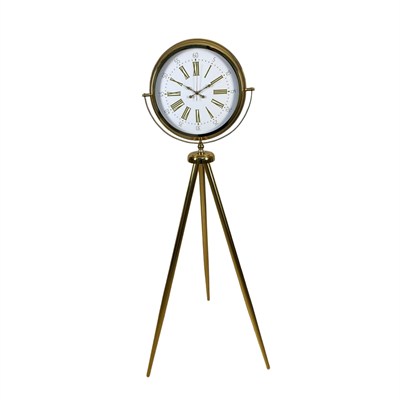 Aura Gold Tripod Ayaklı Dekoratif Saat