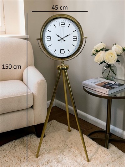 Aurora Gold Ayaklı Tripod Saat