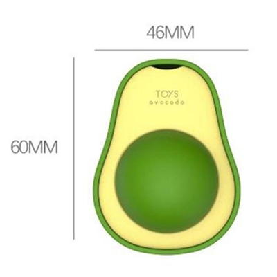 Avokado Model Yapışkanlı Kedi Oyuncağı Yenilebilir Kedi Nanesi Otu Bx40
