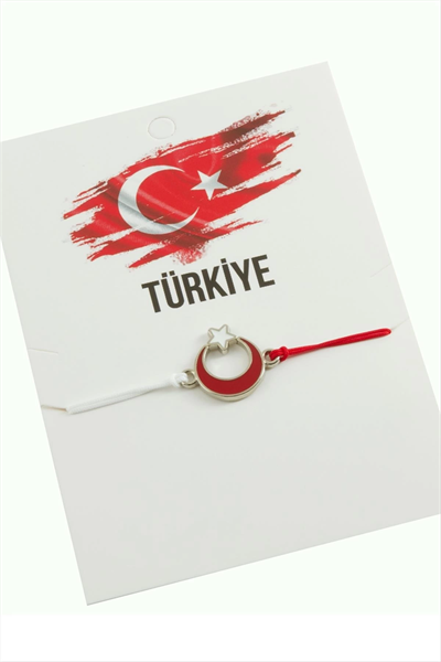 Ay Yıldız İp Bileklik