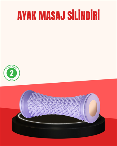 Ayak Masaj Silindiri Derin Doku Masajı Kirpi Topu Akupunktur Etkili