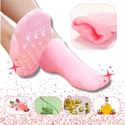 Ayak Nemlendirici Jel SPA Çorabı - Yumuşatıcı Jel Kaplama